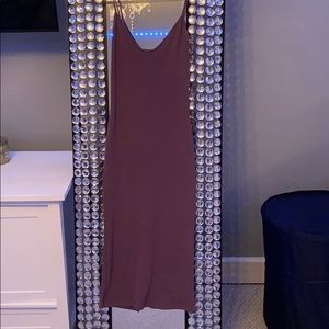 New lavender long dress